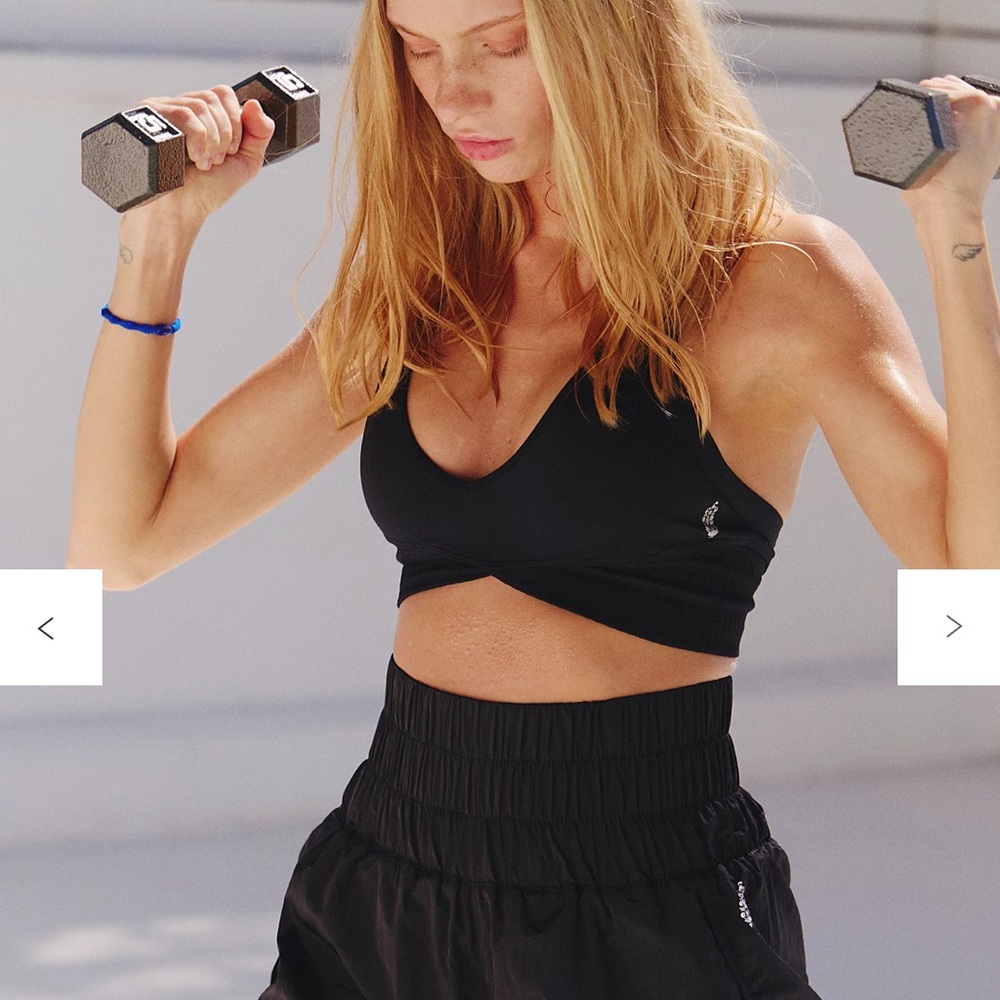 Free People movement the way home shorts black - Picture 7 of 7